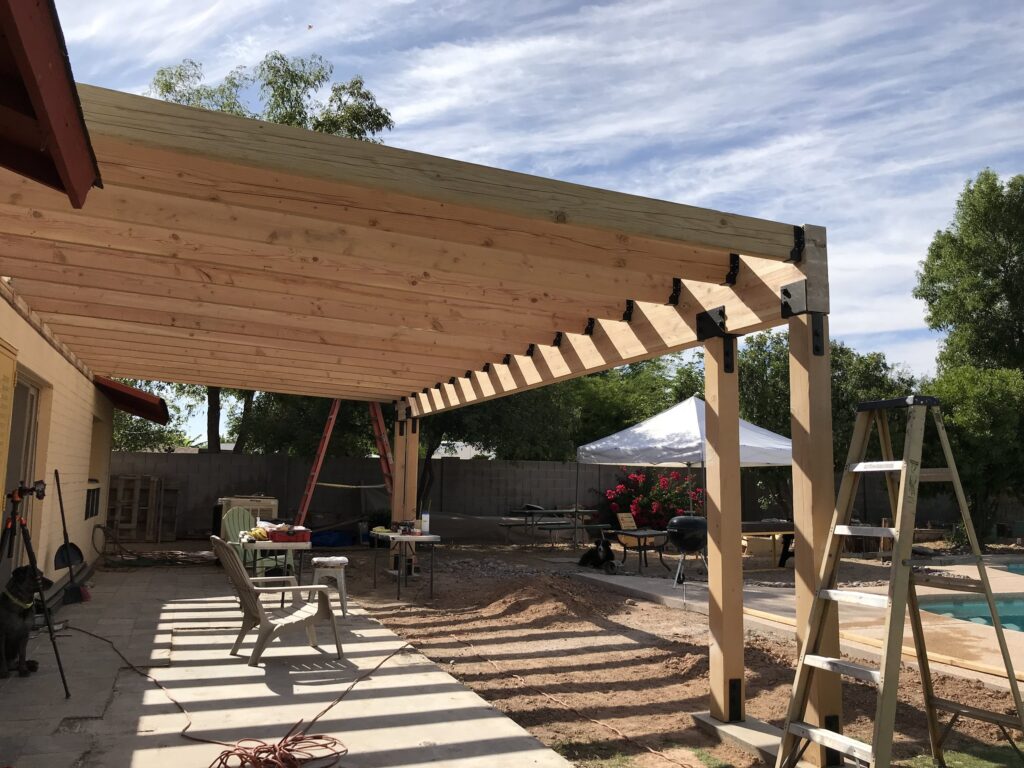 Types of Patio Roofing Materials| Types of Patio Covers 5 Wood Patio Cover