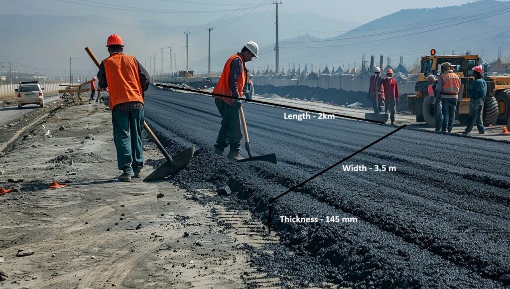 Asphalt Quantity calculation for road |How much Road Bitumen Cost? 1 01 Asphalt Quantity calculation for road